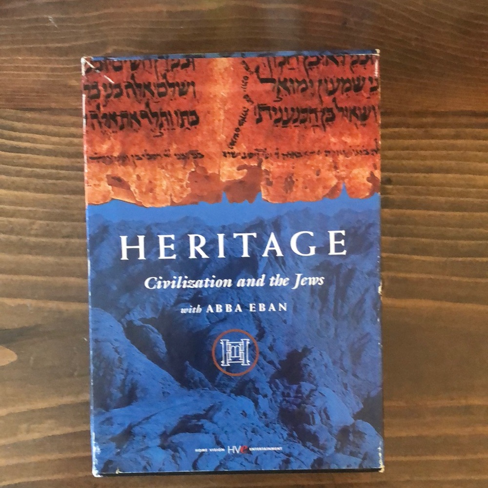 Heritage Civilization and the Jews dvd box set.